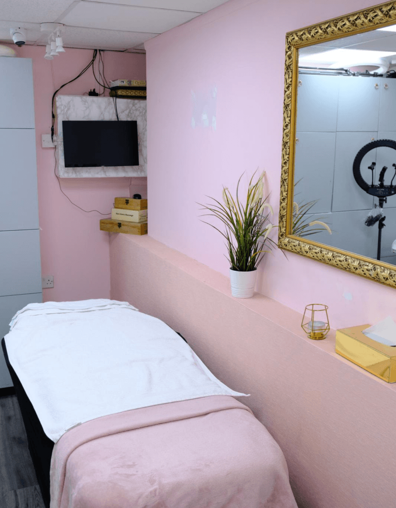 Inside Maryam Hair & Beauty, a ladies-only salon on White Church Lane, Whitechapel