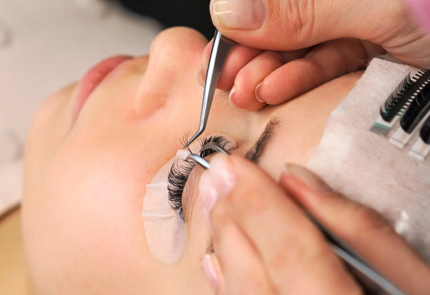 Lash lift at popular salon in London